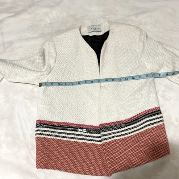 SANDRO Tweed Pattern Evening Jacket  EU 38 (US Women's Size 4-6) Medium - Picture 10 of 10